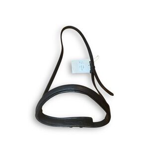 English Pony Bridal Noseband Truly Canadian leather Black